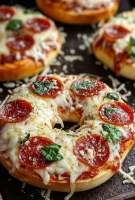Giant Pizza Bagels
