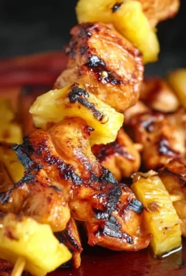 Pineapple Chicken Kebabs Recipe