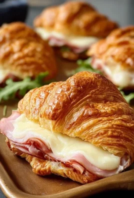 Turkey & Beef Beef Ham Croissant Melts