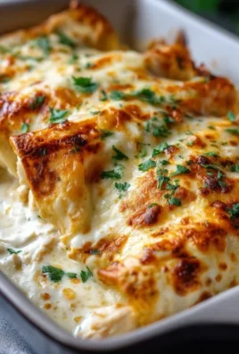 Creamy White Chicken Enchiladas