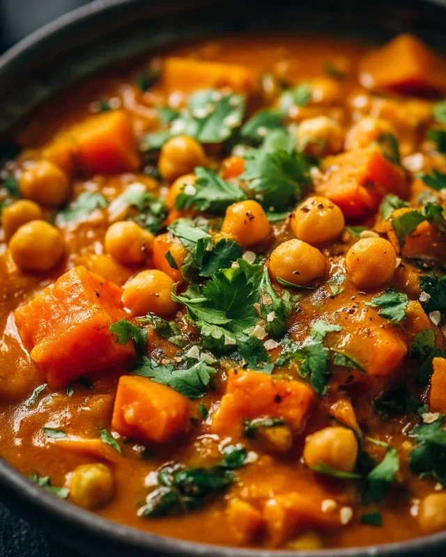 Sweet Potato and Chickpea Curry