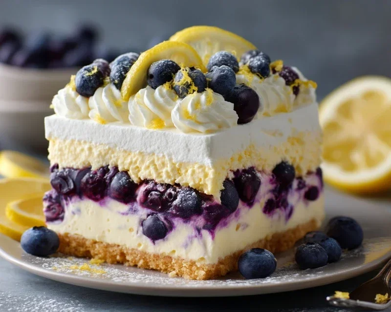 Mini Lemon Cakes With Lavender Glaze