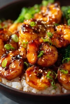 Honey Garlic Shrimp Bowls