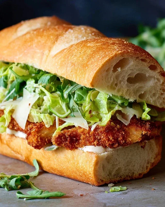 Crispy Chicken Caesar Sandwich