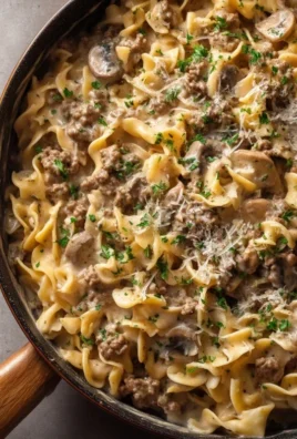 30-Minute Ground Beef Stroganoff