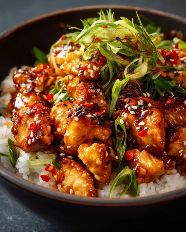 Sweet and Spicy Honey Pepper Chicken