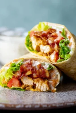 Crispy Chicken Beef Beef Bacon Ranch Wrap