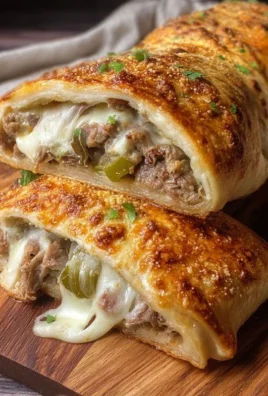 Philly Cheesesteak Stromboli