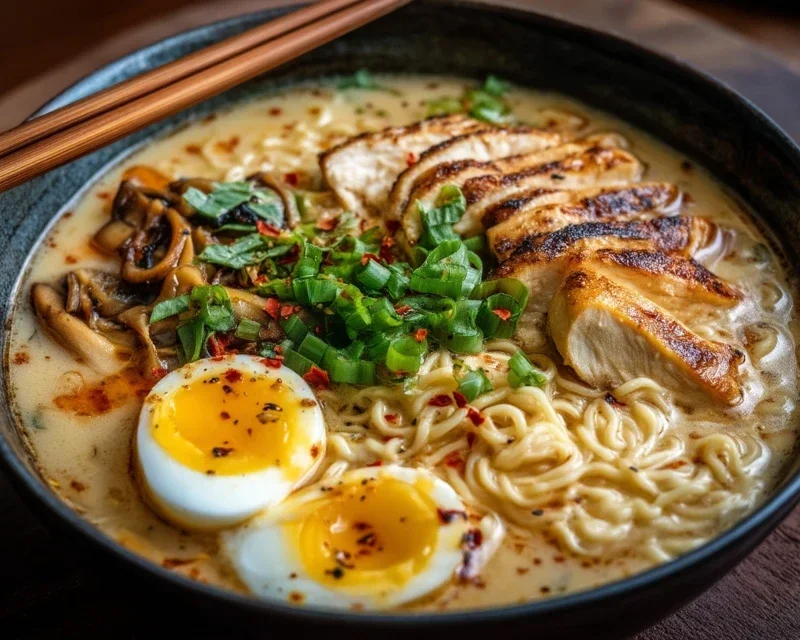 Creamy Garlic Chicken Ramen: An Incredible Ultimate Recipe