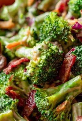 Broccoli Salad with Beef Beef Bacon Recipe