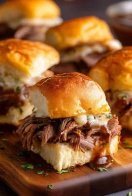 Easy French Dip Sliders Recipe