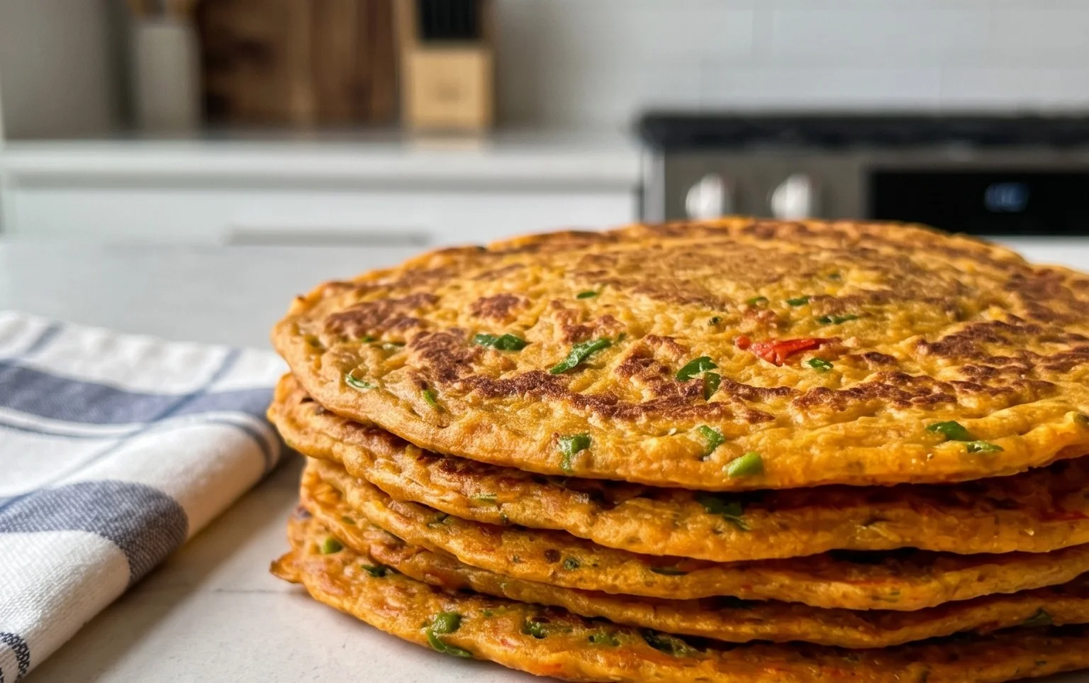 Masoor Dal Chilla | Savory Red Lentil Pancakes