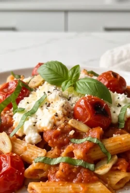 Roasted Tomato and Garlic Ricotta Pasta