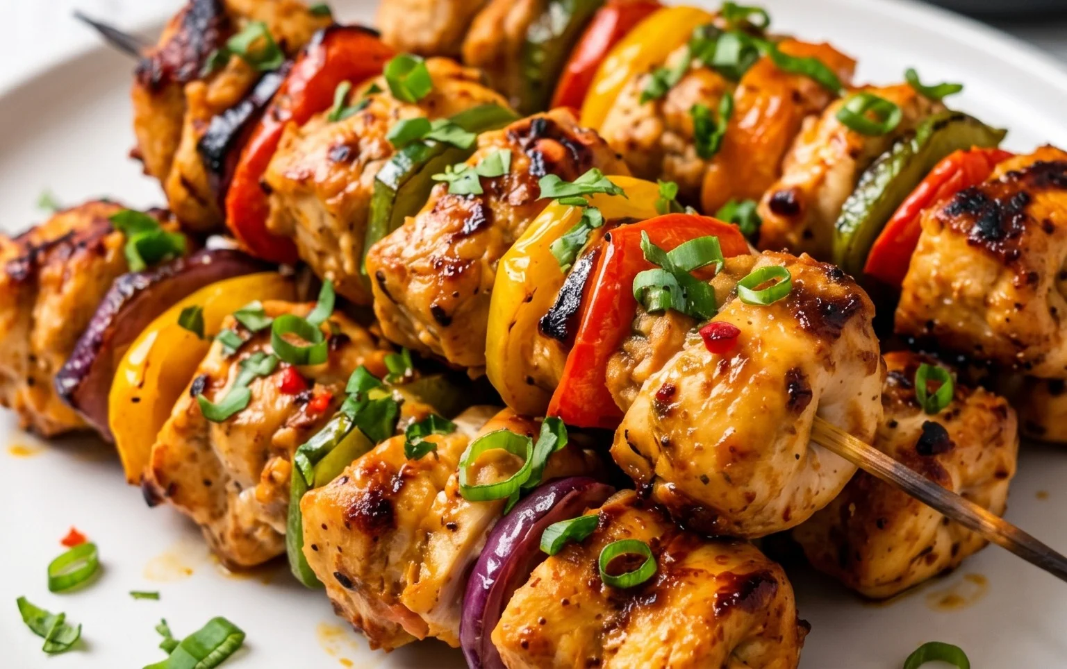 Air Fryer Chicken Skewers (VIDEO)