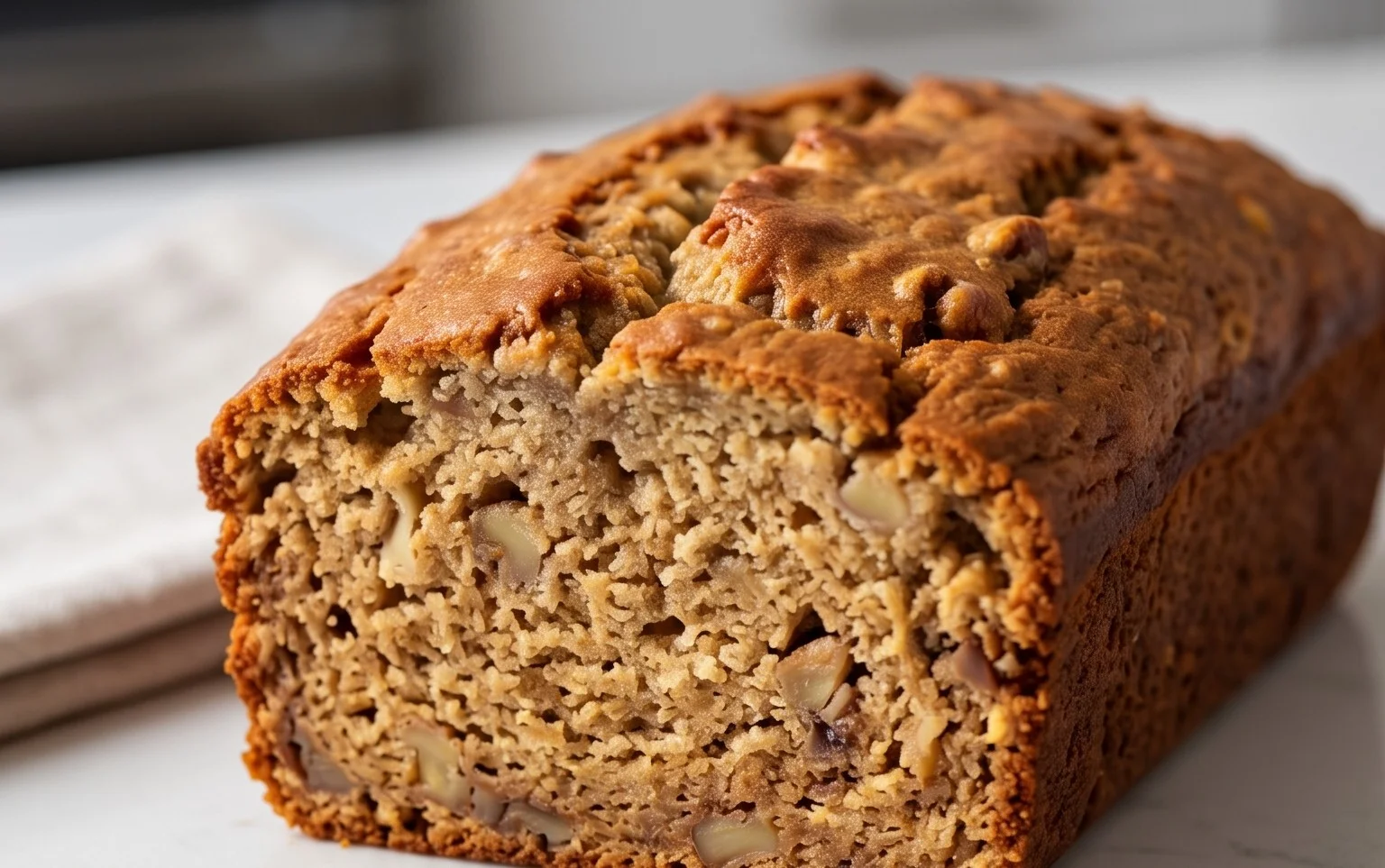 Healthy 5-Ingredient Flourless Banana Bread