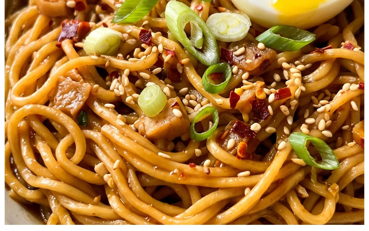 Easy Saucy Ramen Noodles