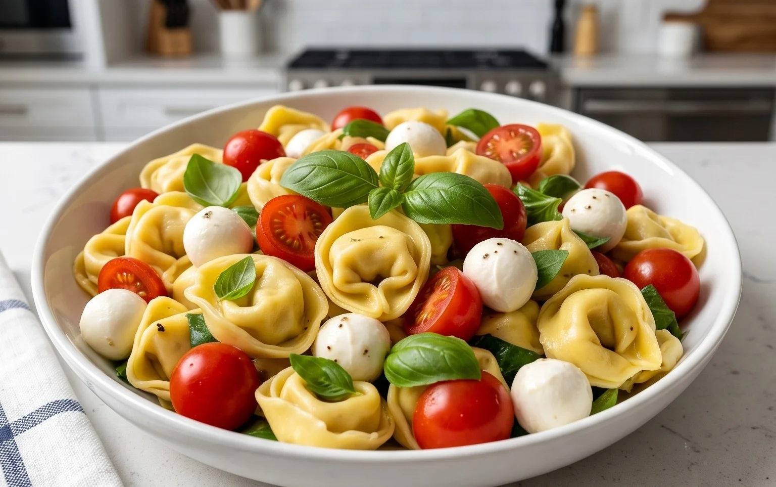 Tortellini Caprese Salad