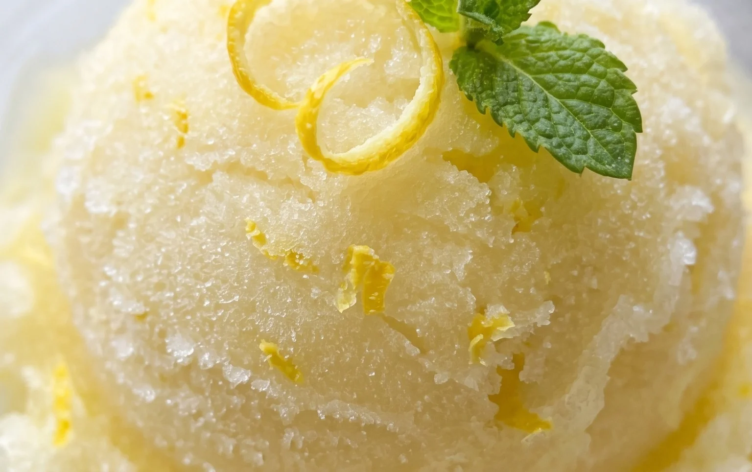 Lemon Sorbet