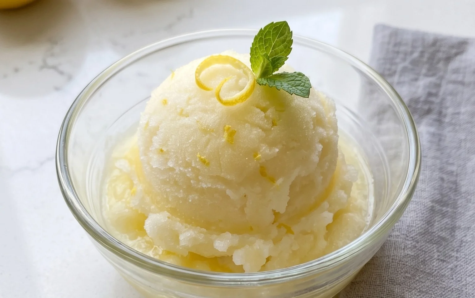 Lemon Sorbet