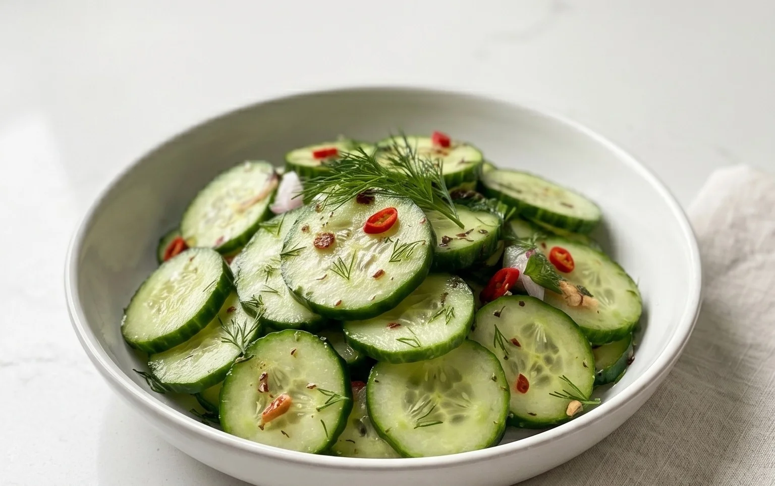 Polish Cucumber Salad