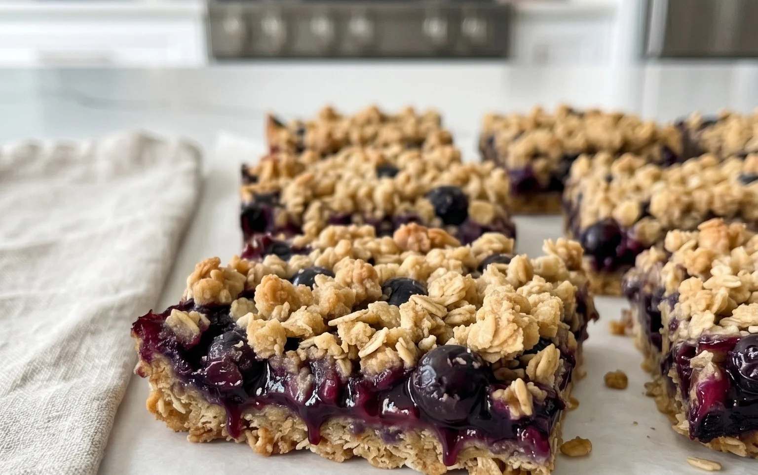 Blueberry Oatmeal Bars