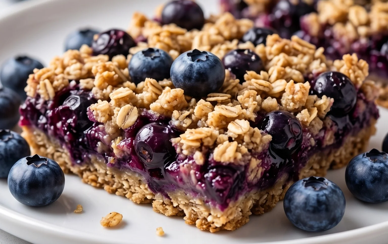 Blueberry Oatmeal Bars