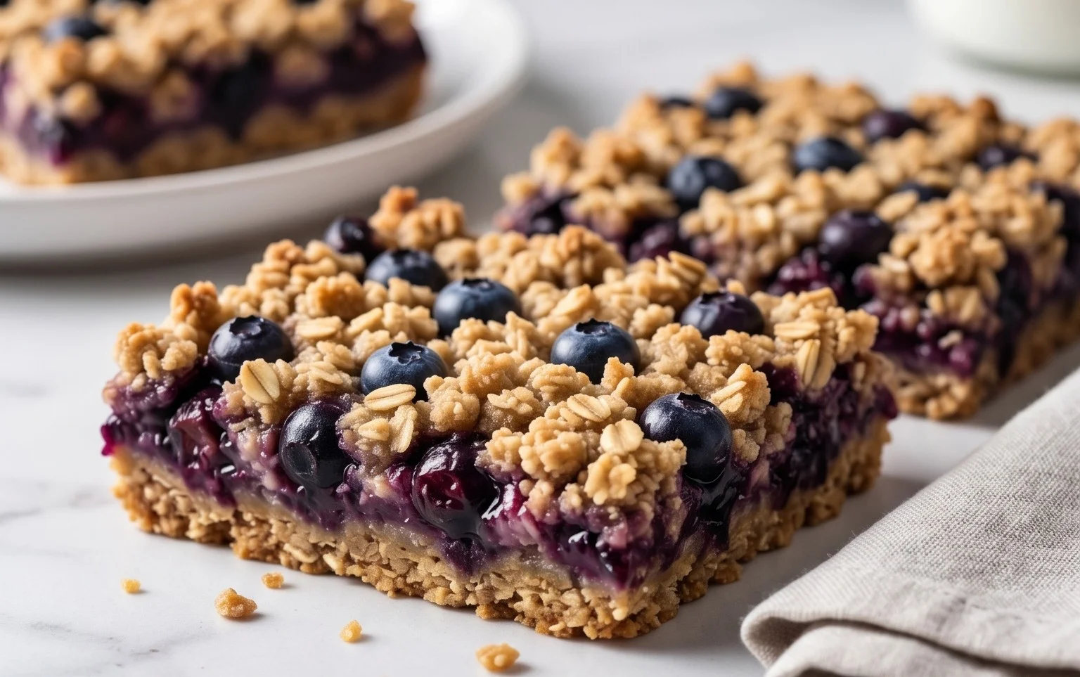 Blueberry Oatmeal Bars