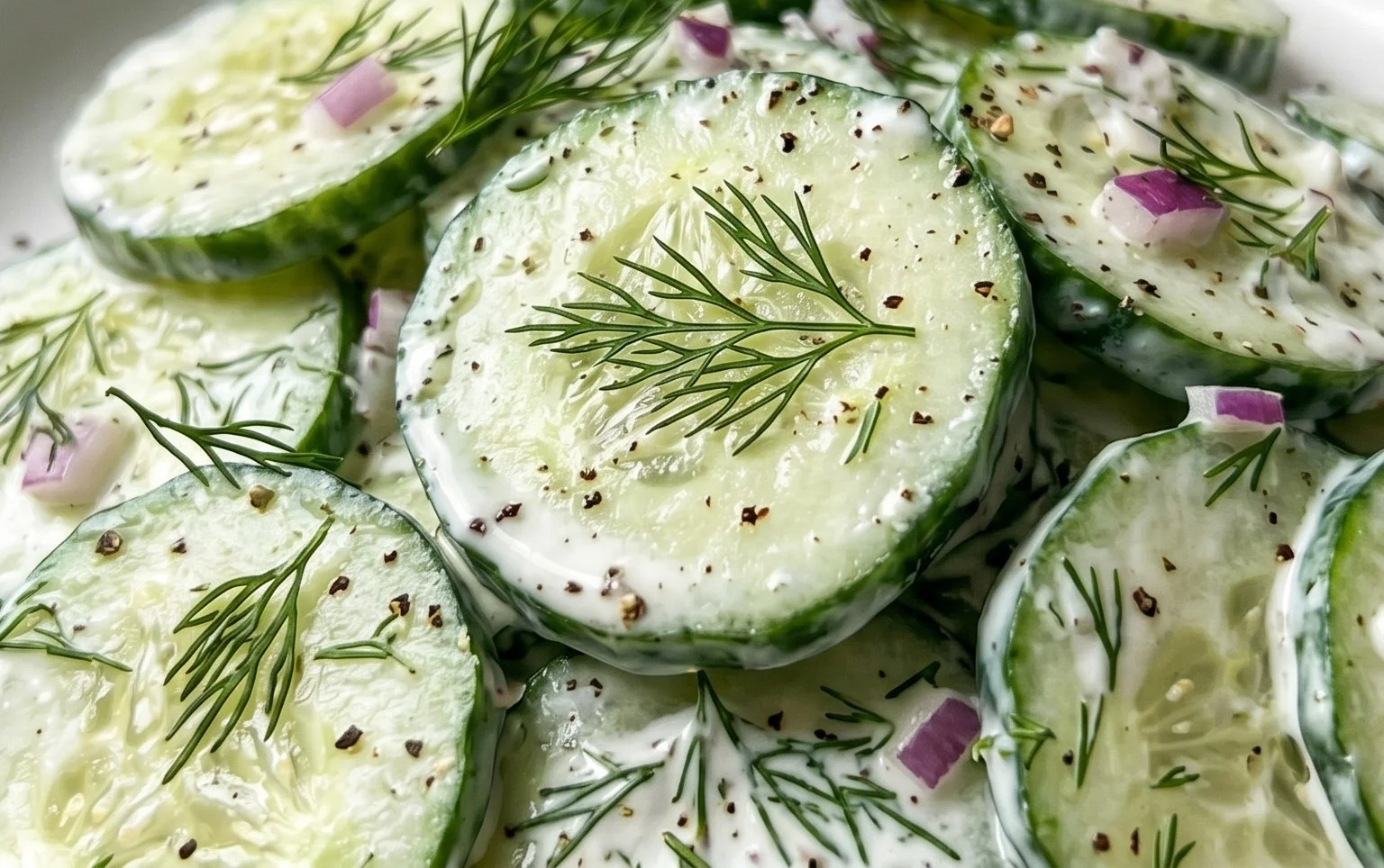 Polish Cucumber Salad