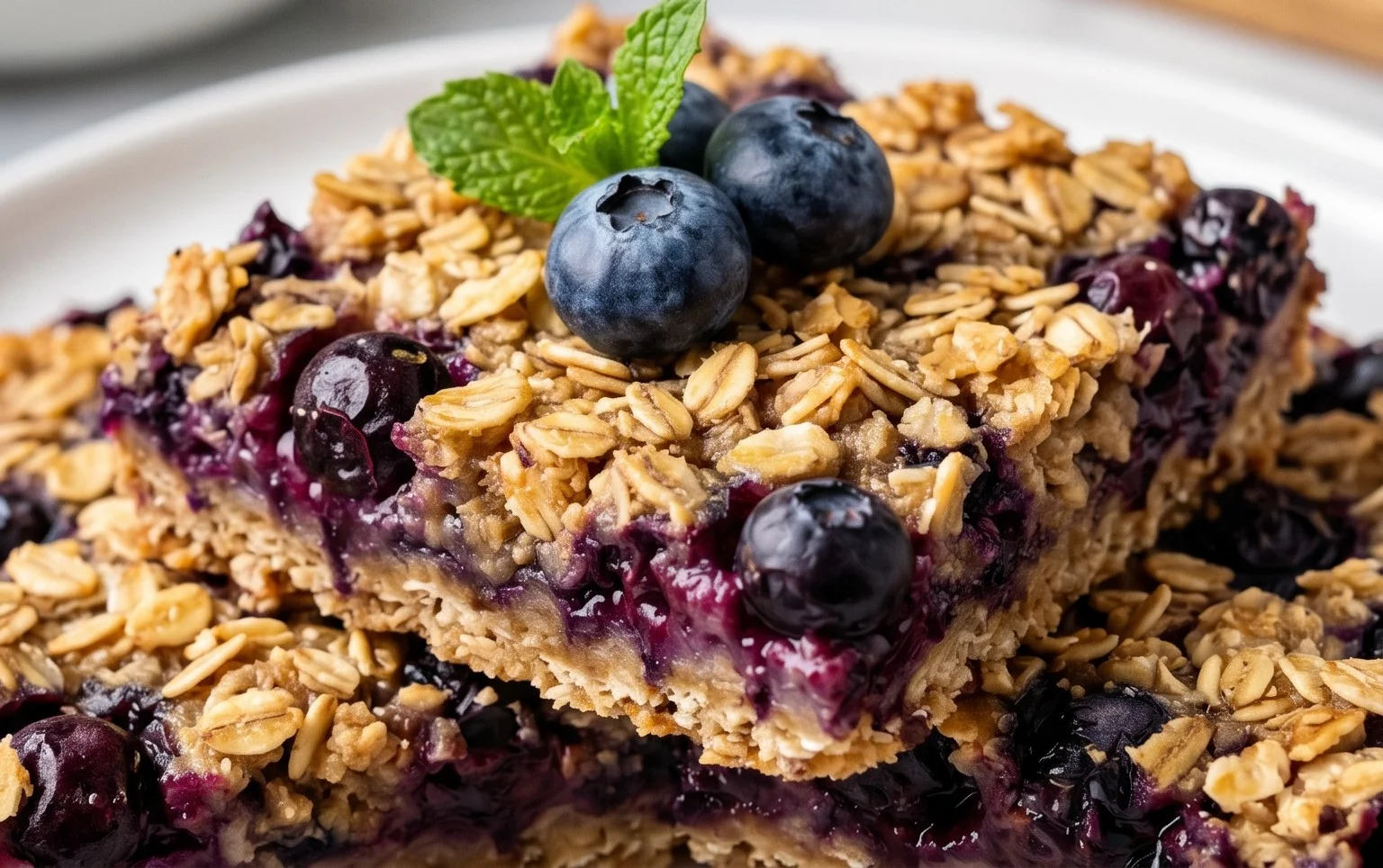 Blueberry Oatmeal Bars