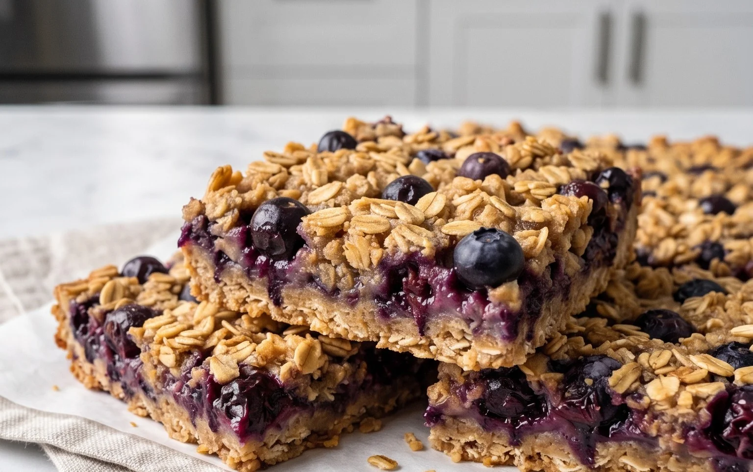 Blueberry Oatmeal Bars
