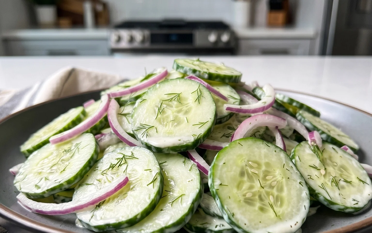 Polish Cucumber Salad