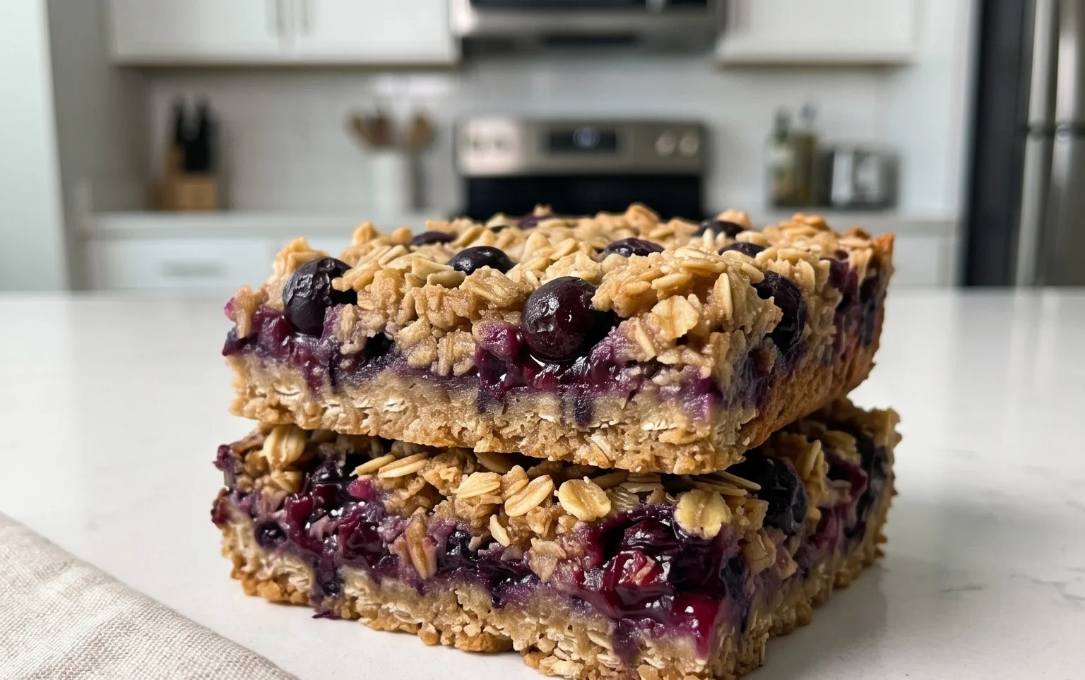 Blueberry Oatmeal Bars