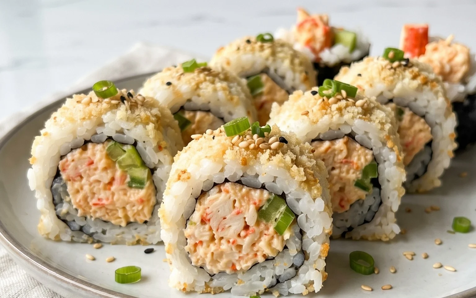 Kani Sushi (Spicy Crab Roll)