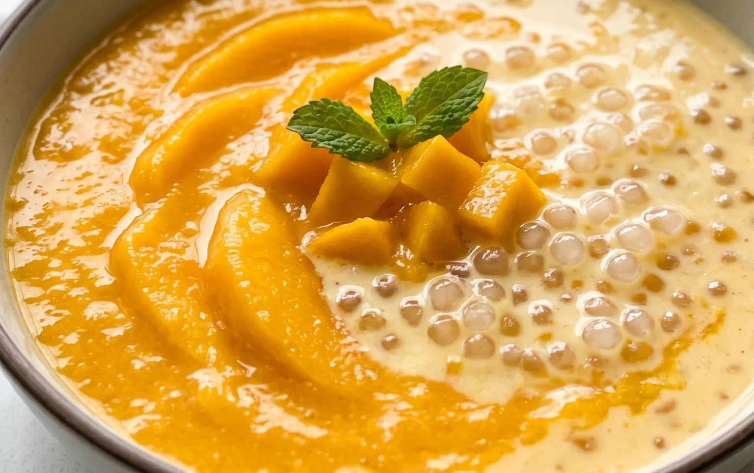 Creamy Mango Sago
