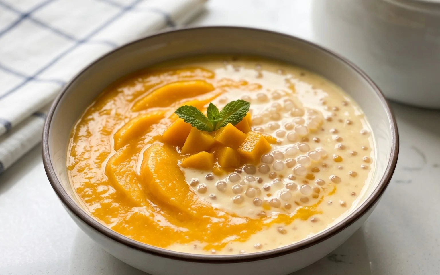 Creamy Mango Sago