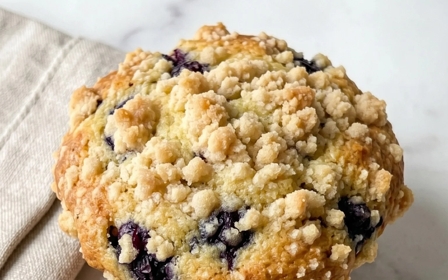 Lemon Blueberry Streusel Muffins