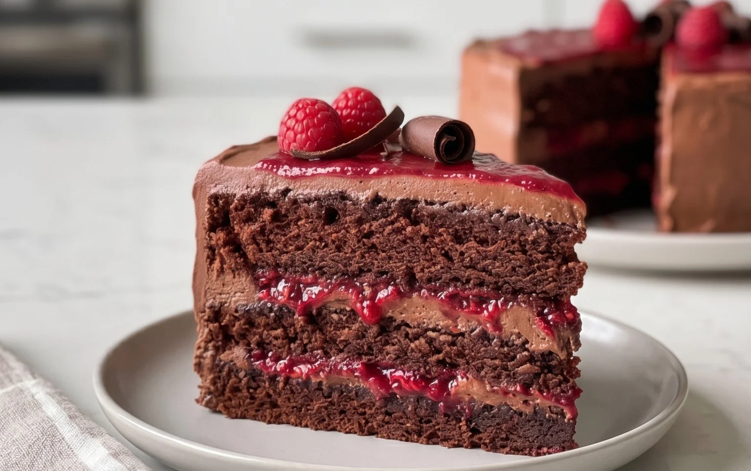 Chocolate Raspberry Cake