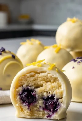 LEMON BLUEBERRY TRUFFLES