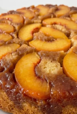 Peach Upside-Down Cake Recipe