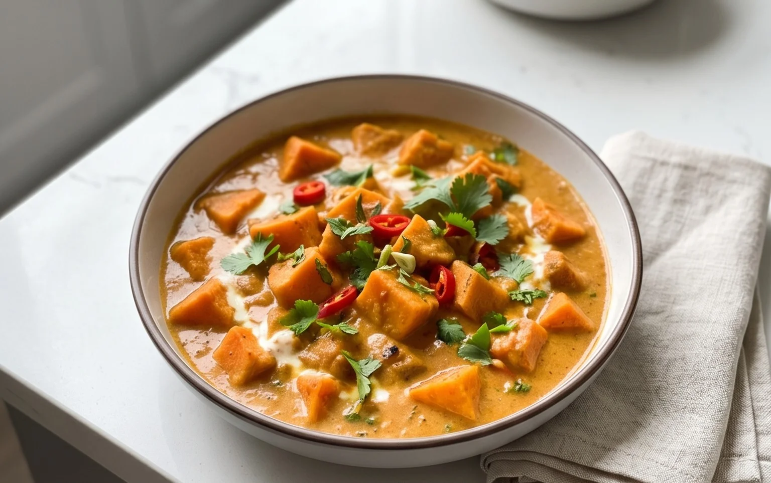 Sweet Potato Chickpea Curry