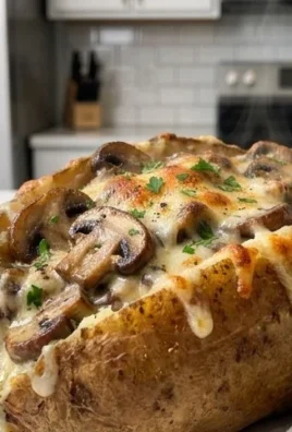 The Ultimate Stuffed Baked Potatoes with Mushrooms