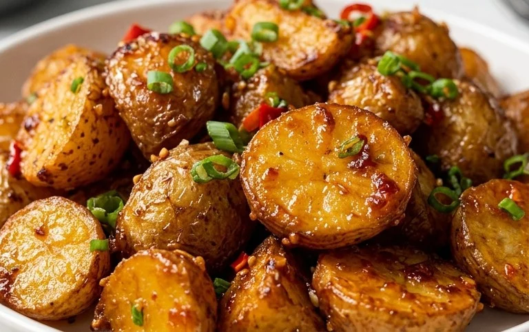 Crispy Honey Chilli Potatoes