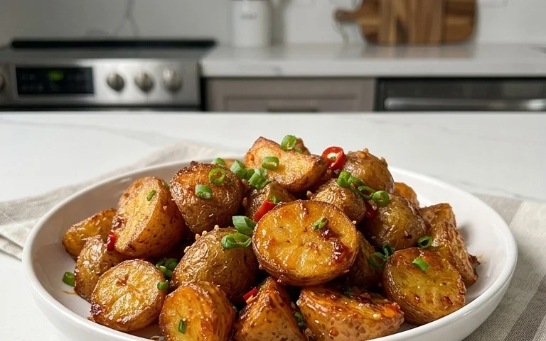 Crispy Honey Chilli Potatoes