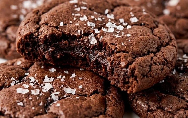 Salted Brownie Cookies
