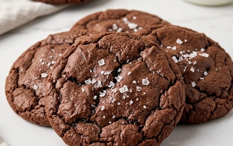 Salted Brownie Cookies