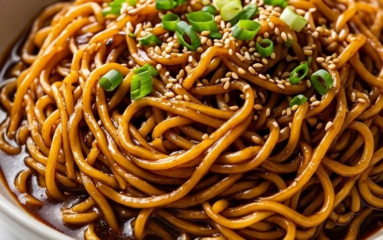 Easy Saucy Ramen Noodles