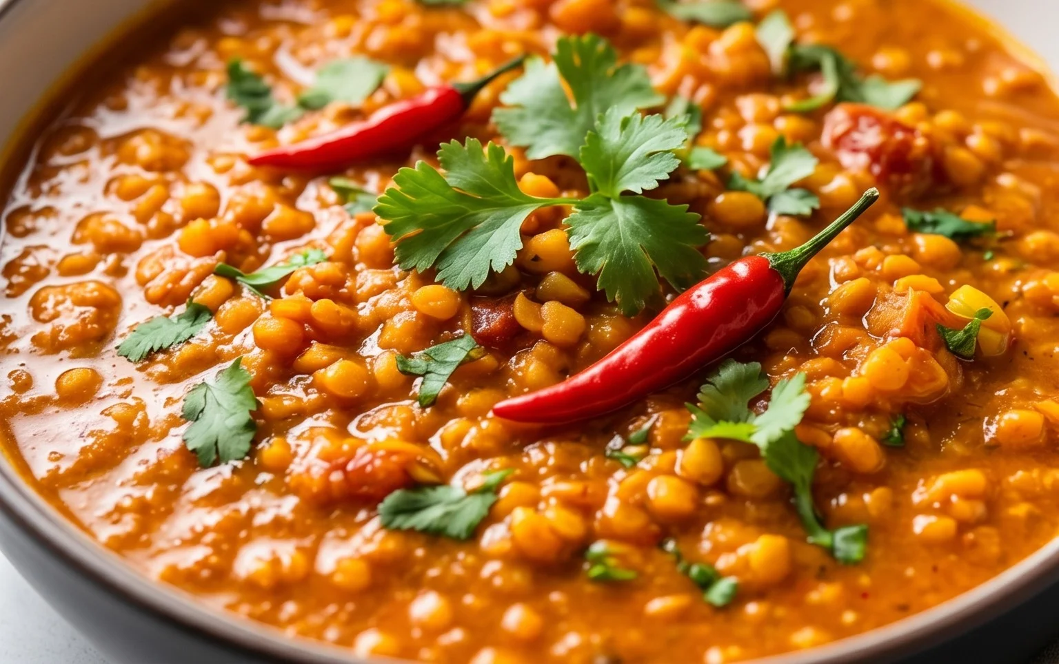 Spicy Red Lentil Curry
