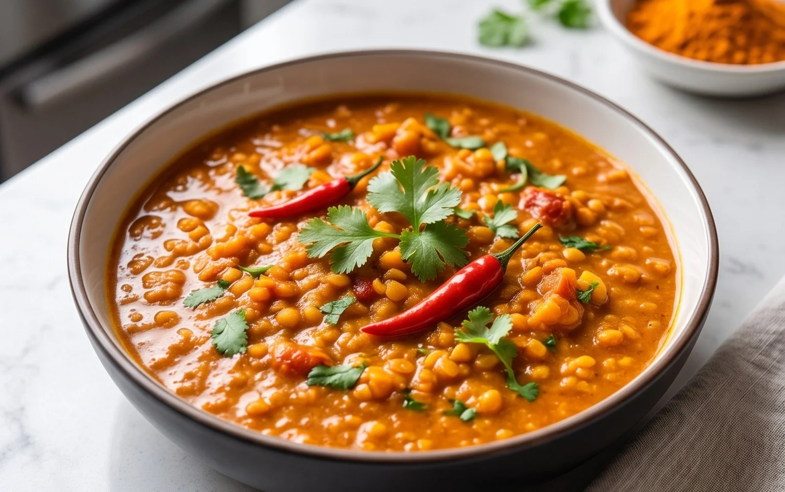 Spicy Red Lentil Curry