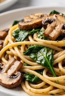 Spinach Mushroom Pasta