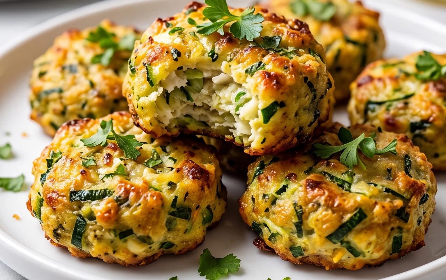 Zucchini Garlic Bites